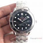 Grade 1A Omega Replica Watches James Bond Stainless Steel Black Ceramic